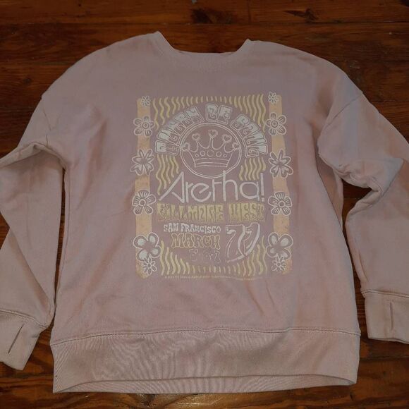 Girls Abercrombie & Fitch Kids Aretha Franklin Crewneck Sweatshirt - Picture 1 of 4